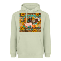 Matcha Fall Coop Animals Heavyweight Hoodie - Artiststas