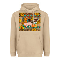 Mushroom Fall Coop Animals Heavyweight Hoodie - Artiststas