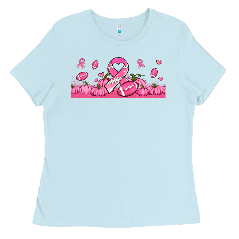 Breast Cancer American Football Ladies Tee by Jasminsmagicworld | Teevron