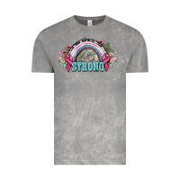 Cloud Rock Strong Cancer rainbow Cancer Awareness Vintage Tee - HowdyJamesFarm