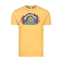 Vintage Mustard Strong Cancer rainbow Cancer Awareness Vintage Tee - HowdyJamesFarm