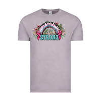 Vintage Zinc Strong Cancer rainbow Cancer Awareness Vintage Tee - HowdyJamesFarm