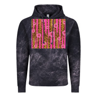 Cloud Black glitter pink stripe leopard pattern with flowers Vintage Hoodie - TumblerDesignByShophia