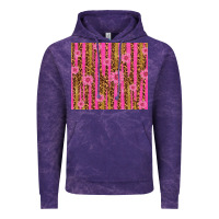 Cloud Purple glitter pink stripe leopard pattern with flowers Vintage Hoodie - TumblerDesignByShophia