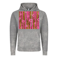 Cloud Rock glitter pink stripe leopard pattern with flowers Vintage Hoodie - TumblerDesignByShophia