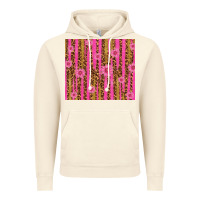 Vintage Artic glitter pink stripe leopard pattern with flowers Vintage Hoodie - TumblerDesignByShophia