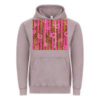 Vintage Zinc glitter pink stripe leopard pattern with flowers Vintage Hoodie - TumblerDesignByShophia