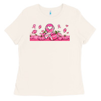 Bone breast cancer american football Ladies Tee - Jasminsmagicworld