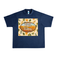 Navy retro fall vibes Urban Heavy Tee - TumblerDesignByShophia