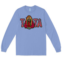 Colony Blue tata lady of guadalupe Long Sleeve Tee - Jasminsmagicworld