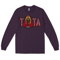 Plum tata lady of guadalupe Long Sleeve Tee - Jasminsmagicworld