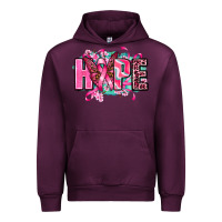 Mauve Wine hope with butterfly's Urban Hoodie - AdoDesignShop