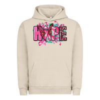 Pigment French Oak hope with butterfly's Urban Hoodie - AdoDesignShop