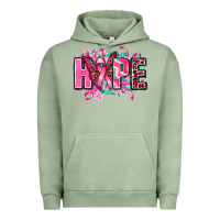 Pigment Oil Green hope with butterfly's Urban Hoodie - AdoDesignShop
