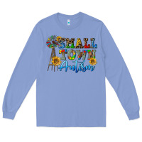 Colony Blue small town autism Long Sleeve Tee - CowGirlArtShop