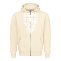 Sandshell American Fighter 3 Zipper Hoodie - lanVoArt