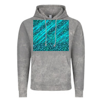 Cloud Rock blue glitter with leopard pattern Vintage Hoodie - TumblerDesignByShophia