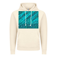 Vintage Artic blue glitter with leopard pattern Vintage Hoodie - TumblerDesignByShophia