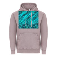 Vintage Zinc blue glitter with leopard pattern Vintage Hoodie - TumblerDesignByShophia