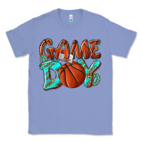Colony Blue Game day leopard basketball Classic Tee - NancyCooperArtShop