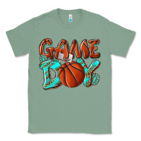 Sage Game day leopard basketball Classic Tee - NancyCooperArtShop