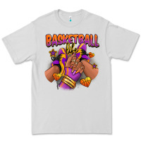 Dove Grey Basketball life afro girl sneakers Premium Tee - RanaPortraitStore
