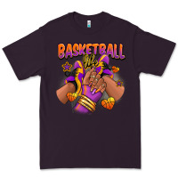 Plum Basketball life afro girl sneakers Premium Tee - RanaPortraitStore