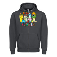 Smoke hello summer drink Zipper Hoodie - CowhideDigitalArt