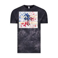 Cloud Black 4th of july flag cross Vintage Tee - TumblerDesignByShophia
