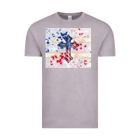 Vintage Zinc 4th of july flag cross Vintage Tee - TumblerDesignByShophia