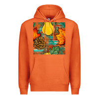 Carrot fall pumpkins seamless pattern Premium Hoodie - BundleAndBundleShop