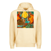 Fall Pumpkins Seamless Pattern Premium Hoodie | Teevron