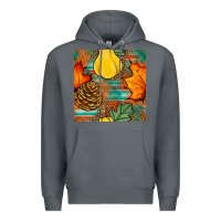 Rock fall pumpkins seamless pattern Premium Hoodie - BundleAndBundleShop