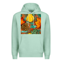 Seafoam fall pumpkins seamless pattern Premium Hoodie - BundleAndBundleShop