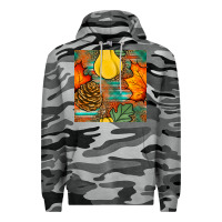 Slate Camo fall pumpkins seamless pattern Premium Hoodie - BundleAndBundleShop