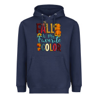 Navy Fall Is My Favorite Color Heavyweight Hoodie - Artiststas