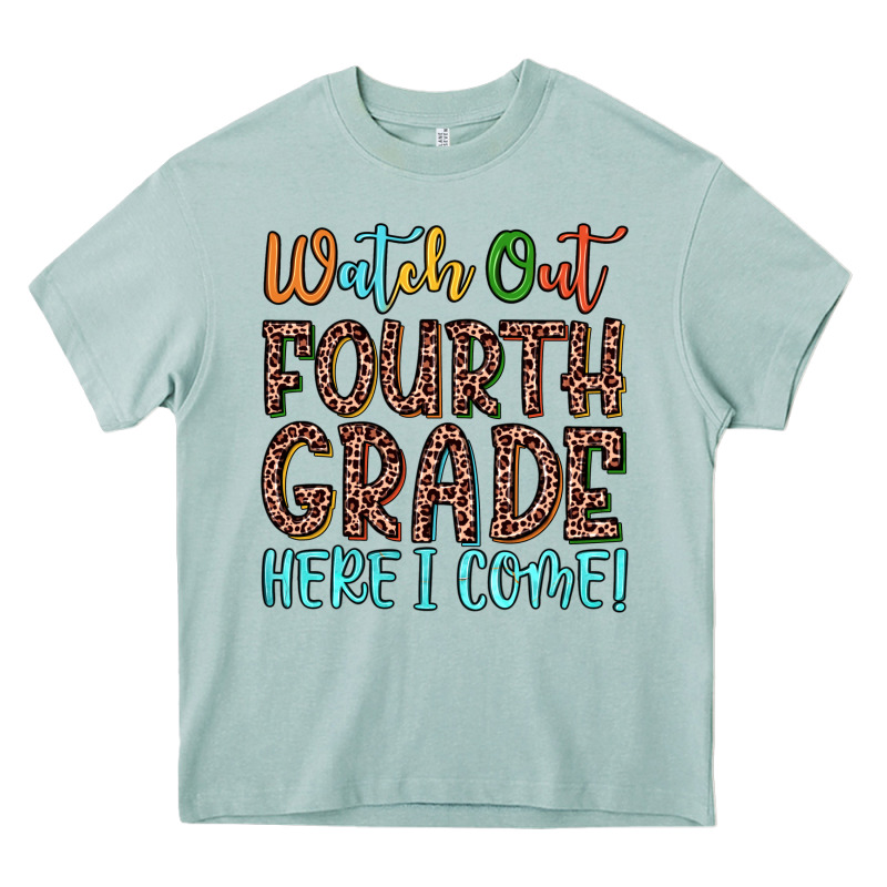 Watch Out Fourth Grade Here I Come! Heavy Core Tee by JahusDesignShop | Teevron