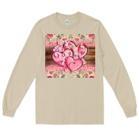 Mushroom cancer hearts Long Sleeve Tee - CowGirlArtShop