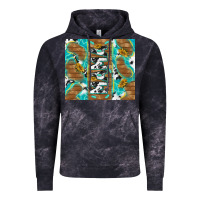 Cowhide Mama With Rustic Teal Wood Vintage Hoodie | Teevron