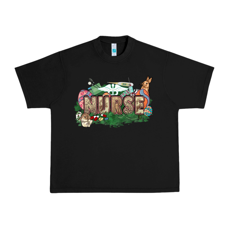 Easter Egg Nurse Bunny Easter Day Urban Heavy Tee by HowdyJamesFarm | Teevron