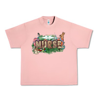 Salmon Easter egg Nurse bunny Easter Day Urban Heavy Tee - HowdyJamesFarm
