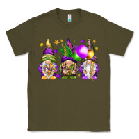 Army Green Mardi Gras gnomes Classic Tee - NancyCooperArtShop