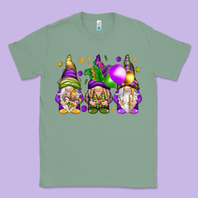 Mardi Gras Gnomes Classic Tee Designed By Nancycooperartshop