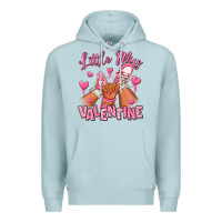 Blue Mist Little miss Valentine afro kid sneakers Premium Hoodie - RanaPortraitStore