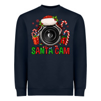 Navy santa cam Heavyweight Sweatshirt - FaDigitalArtStudio