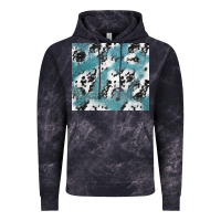 Cloud Black teal glitter and cowhide Vintage Hoodie - TumblerDesignByShophia