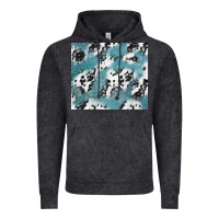 Vintage Black teal glitter and cowhide Vintage Hoodie - TumblerDesignByShophia