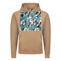 Vintage Coffee teal glitter and cowhide Vintage Hoodie - TumblerDesignByShophia