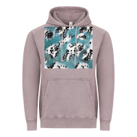Vintage Zinc teal glitter and cowhide Vintage Hoodie - TumblerDesignByShophia