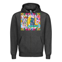 Charcoal Heather hot girl summer Zipper Hoodie - CowhideDigitalArt